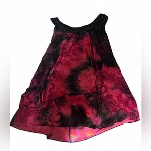 Dressbarn 2x Stylish Pink and Black Top